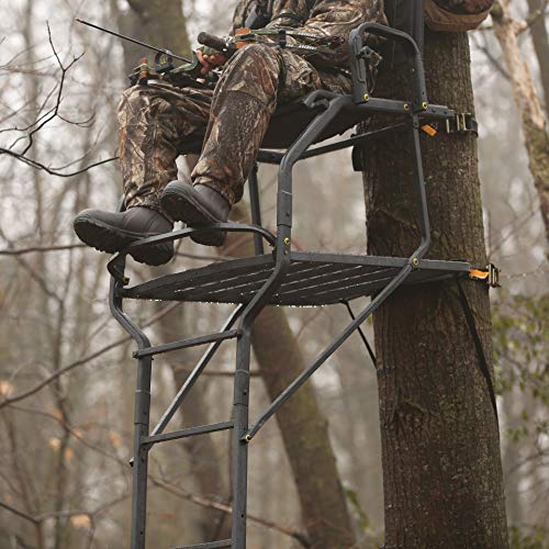 Rivers Edge One Man Ladder Stand, Lockdown Wide 1-Man