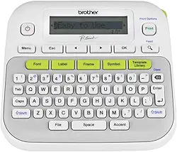Rotulador Eletrônico de uso doméstico - PTD210 Brother, Branco
