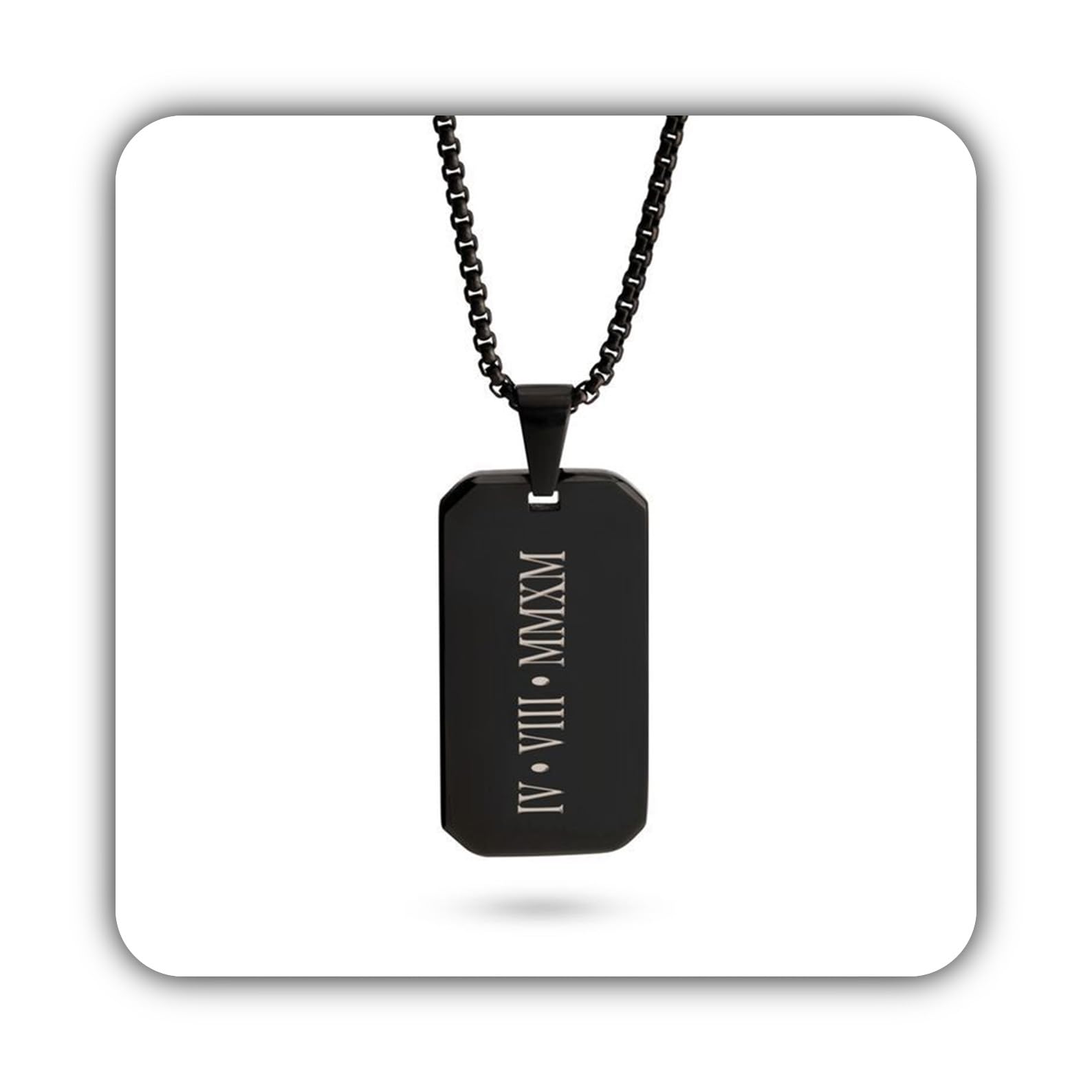 Collier personnalisable en argent sterling 925, épuré