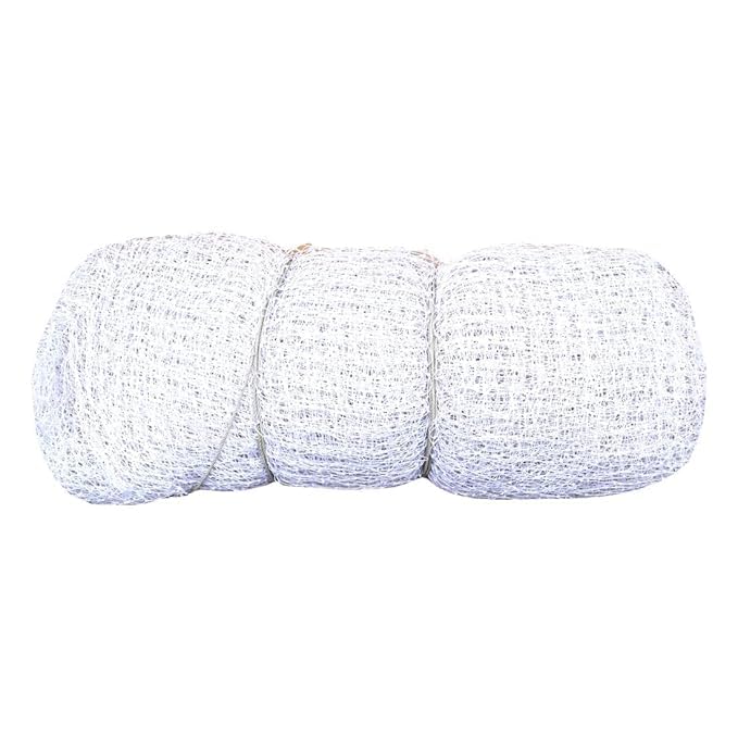 Shain Sports Monkey Net/Cricket Net/Children Safety net/Nylon-2 MM 30 Ply String Size 44 mm Hole, Green in Color Sample Kit Along (White) (12 X 100 FT)-image-5