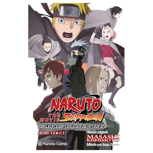Naruto Shippuden Anime Comic Los Herederos de la Voluntad de Fuego (Manga Shonen)