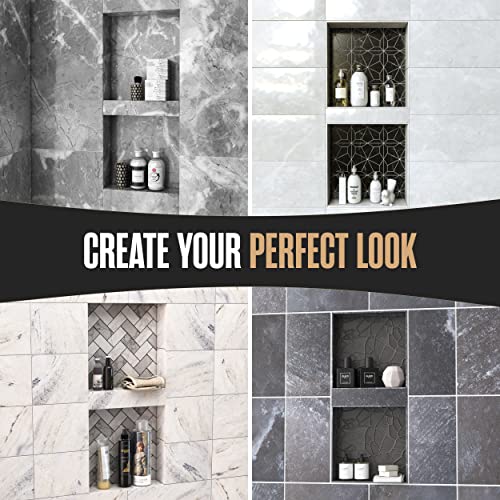 image for Houseables Shower Niche, Shower Niche Insert Tile Ready, Recessed Bath