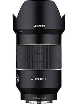 【新品】ROKINON ロキノン 35mm F1.4 キヤノン用レンズ　×1 Amazon.com : Rokinon 35mm f/1.4 Lens for Canon Cameras