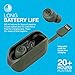JLab Go Air True Wireless Bluetooth Earbuds + Charging Case, Green, Dual Connect, IP44 Sweat Resistance, Bluetooth 5.0 Connection, 3 EQ Sound Settings Signature, Balanced, Bass Boost