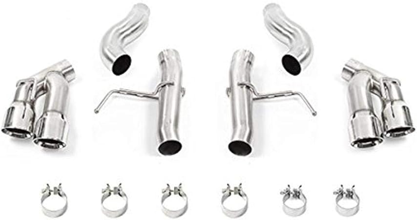 Amazon Mishimoto Mmexh Cam4 16aqtrp クアッドチップ レース アクセルバック 排気管 シボレー カマロ 2 0t 2016 対応 ポリッシュ仕上げ フロントパイプ 車 バイク