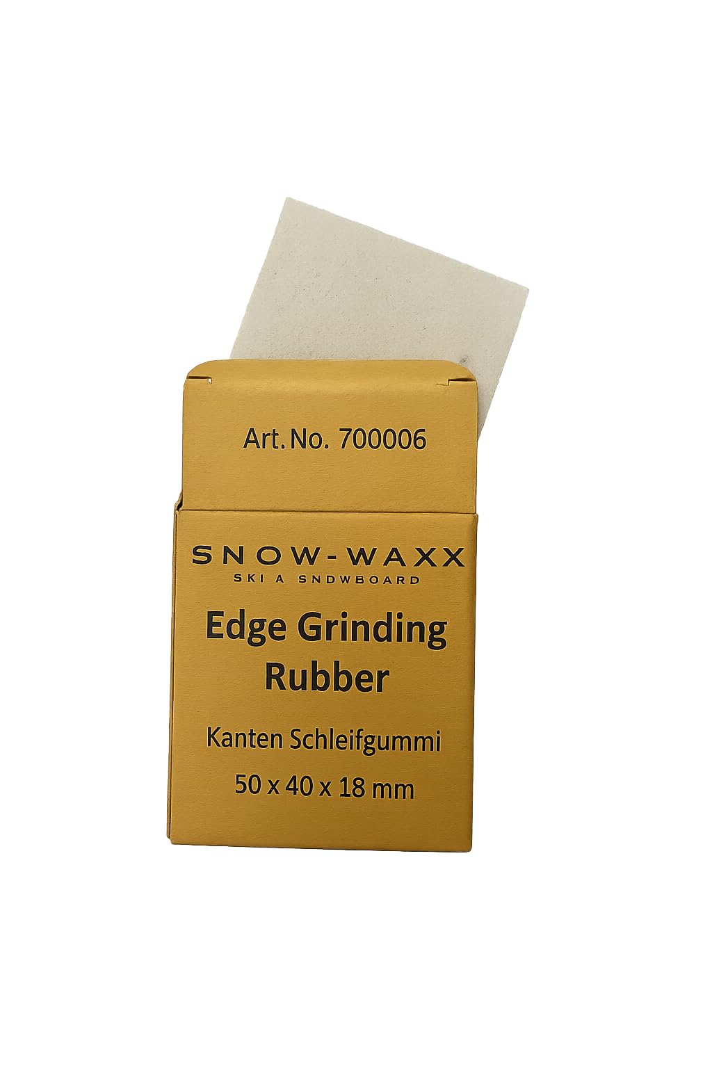 Edge Grinding Rubber 50 x 40 x 18 mm Ski Snowboard Fabricado en Alemania
