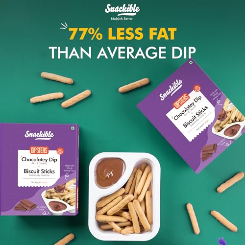 Image of Snackible Assorted Mini Dipsters (Pack Of 6) | Pistachio, Hazelnut, Chocolatey, Butterscotch, Caramel, Vanilla Creme | Baked | Healthy Snack | No Palm Oil | No Refined Sugar | Sweetened with Jaggery | Made with Whole Wheat | Chip & Dip | Travel Friendly