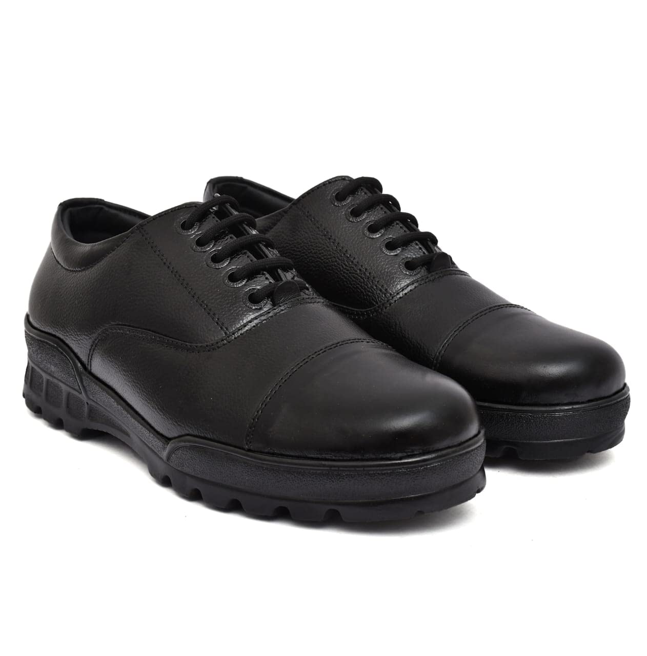Men's Leather Lace-Ups Comfortable/Travelling/Trekking Police Shoe