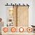 SKYSEN 42in x 84in Double Sliding Barn Doors with 8FT Double Track Bypass Barn Door Hardware Kit, Unfinished Spruce Wood, Save Spacing, Easy to Install, Maximum Fit 80in Openning.(42-84-8FT-SGJ)