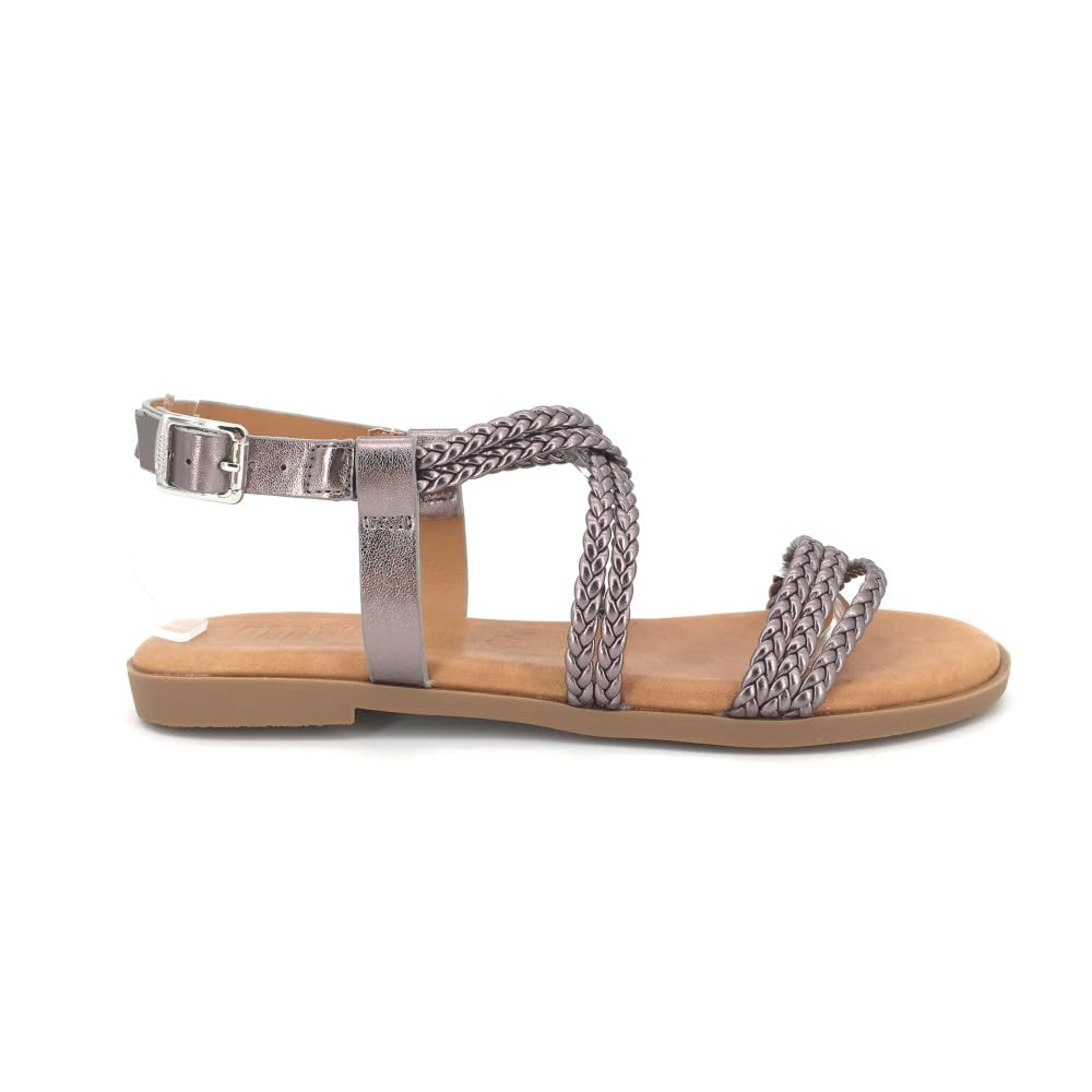 MTNG 54488, Women's Sandal, Grey, 36 EU, grey, 4 UK