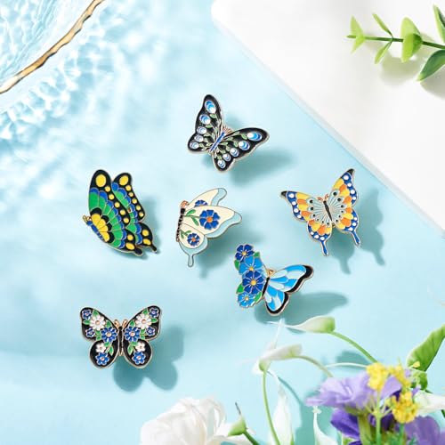Image of FASHEWELRY Cowboy Brooches Enamel Pins Set Hat Pin Cute Lapel Pin Alloy Western Aesthetic Badge Pins