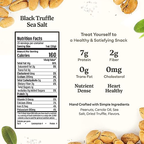 Image of Belmont Peanuts Black Truffle Virginia Peanuts, 25oz, Farms Collection