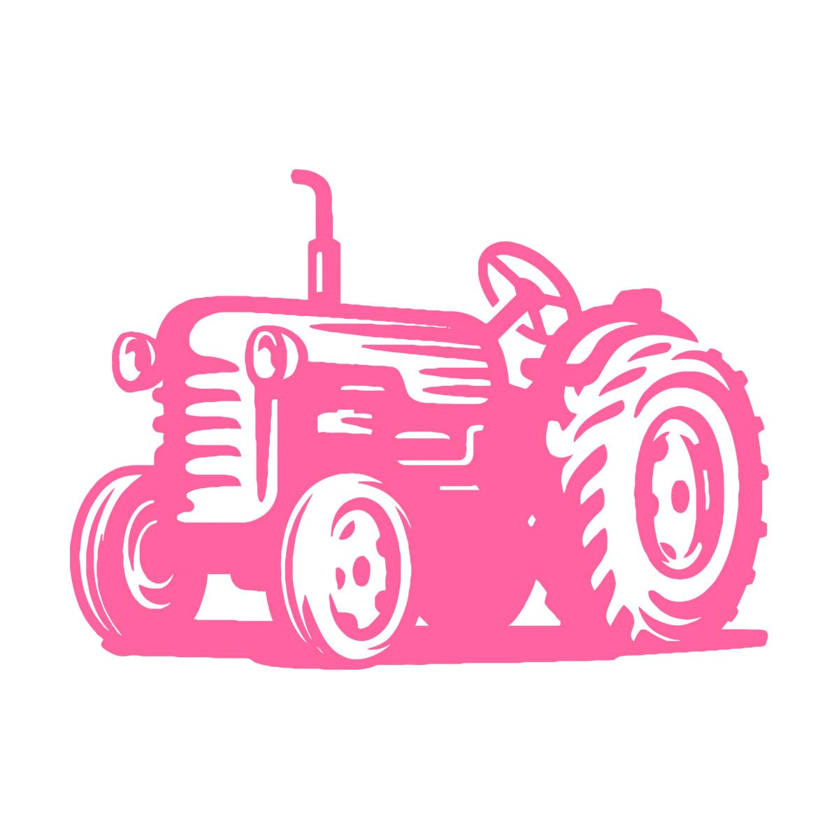 Tractor Farm Driving Wall Stickers Farmer Kids Room Art Decor Stickers Mural Car Vehicle Cartoon Playroom Bedroom Large - 56x77cm