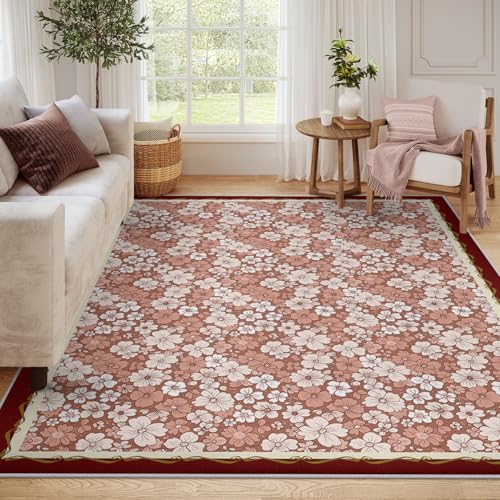 Descente de lit moderne bohème pour une chambre cocooning fleurie