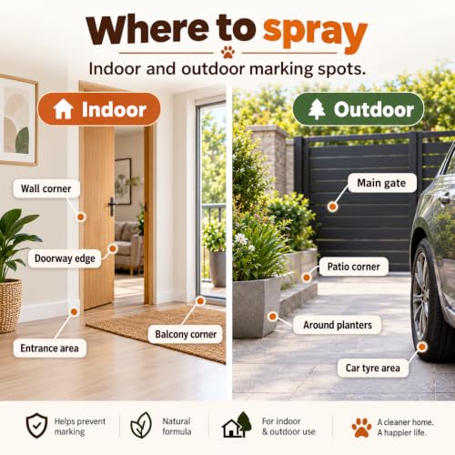Image of No-Mark Dog Repellent Spray for Pee & Poop, Indoor & Outdoor, 200ml