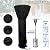 J&C Patio Heater Cover-Black Waterproof Dust-Proof Durable Veranda Outdoor Heater Cover with Zipper for Round Stand Up Patio Heater (86x19x33in)