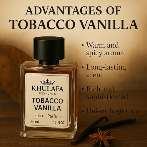 Image of Tobacco Vanilla Inaspired Perfume for Unisex | Bold & Warm Eau de Parfum with Tobacco Leaf, Vanilla & Spices | Long-Lasting Niche Fragrance | Luxury Scent | Gift for Him & Her | 50ML