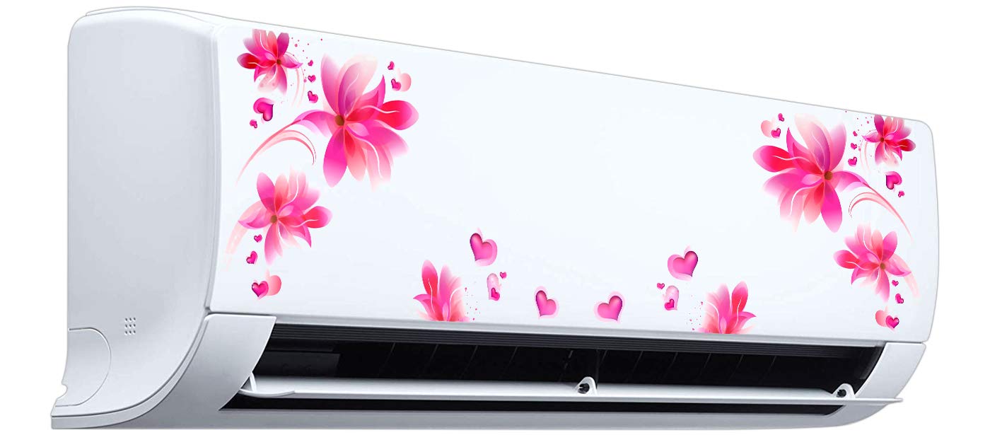 Decopix 'ac Sticker Fridge Sticker Wall Sticker Split Ac Stickers Air Conditioner Sticker - Standard Size (Fit for All Models/Sizes/Brands) (Vinyl, Multicolor)' - Sm6001