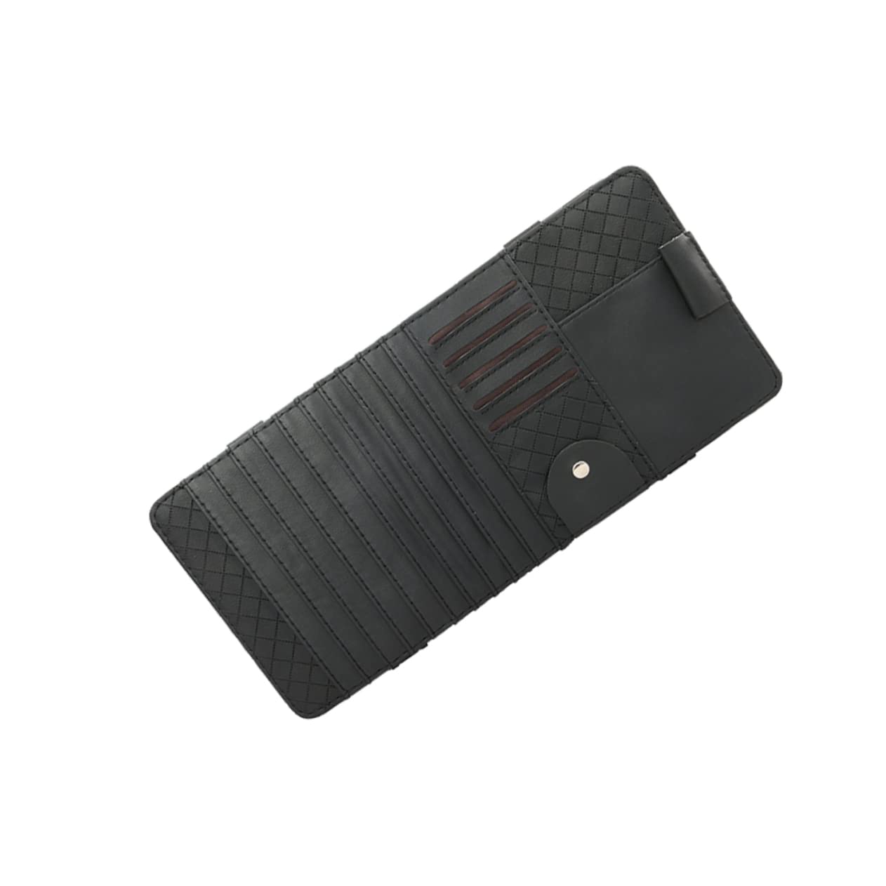 Mobestech 2stücke Multi-funktionale Sonnenblenden Organizer Tasche Für Fahrzeug Ledertasche Zur Cd Und Stiftaufbewahrung Schwarz Mit Sicherem Stauraum Stilvollem Design Und Einfachem