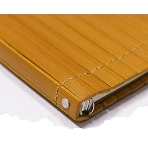 Miniatura 3 de Juego de cuadernos de estilo retro chino de bambú estilo antiguo, hermoso diario de regalo (color: A)