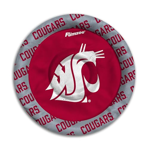 Image of YouTheFan NCAA Washington State Cougars Flimzee Bean-Bag Flying Disc