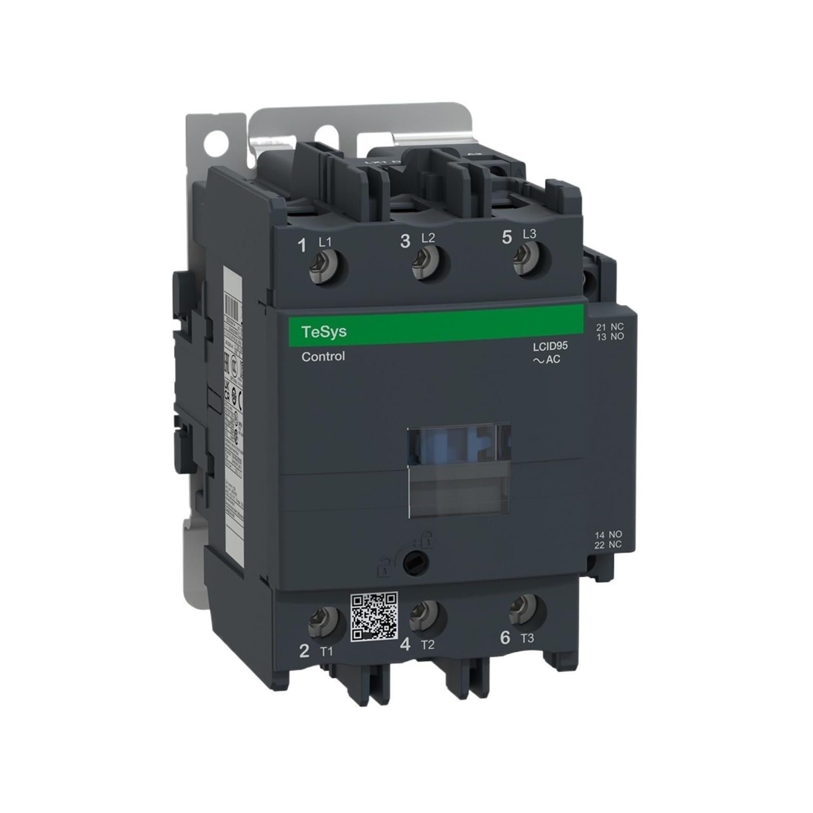 RISWEKFW Black LC1D95M7 AC magnetic Contactor 3P 3NO LC1-D95M7 95A 220V AC coil