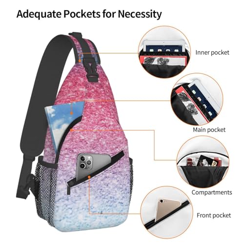 Bolsa cruzada con estampado pastel para trabajo y viajes 5