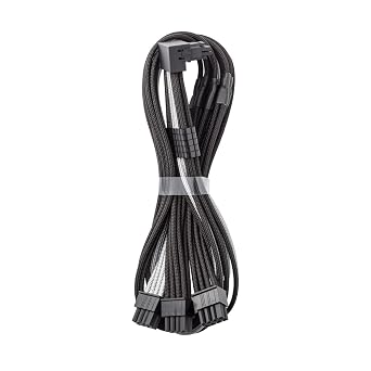 CableMod Pro ModFlex 12V-2x6 PCIe Cable for ASUS Blk + Silver, 3x8p, 90B