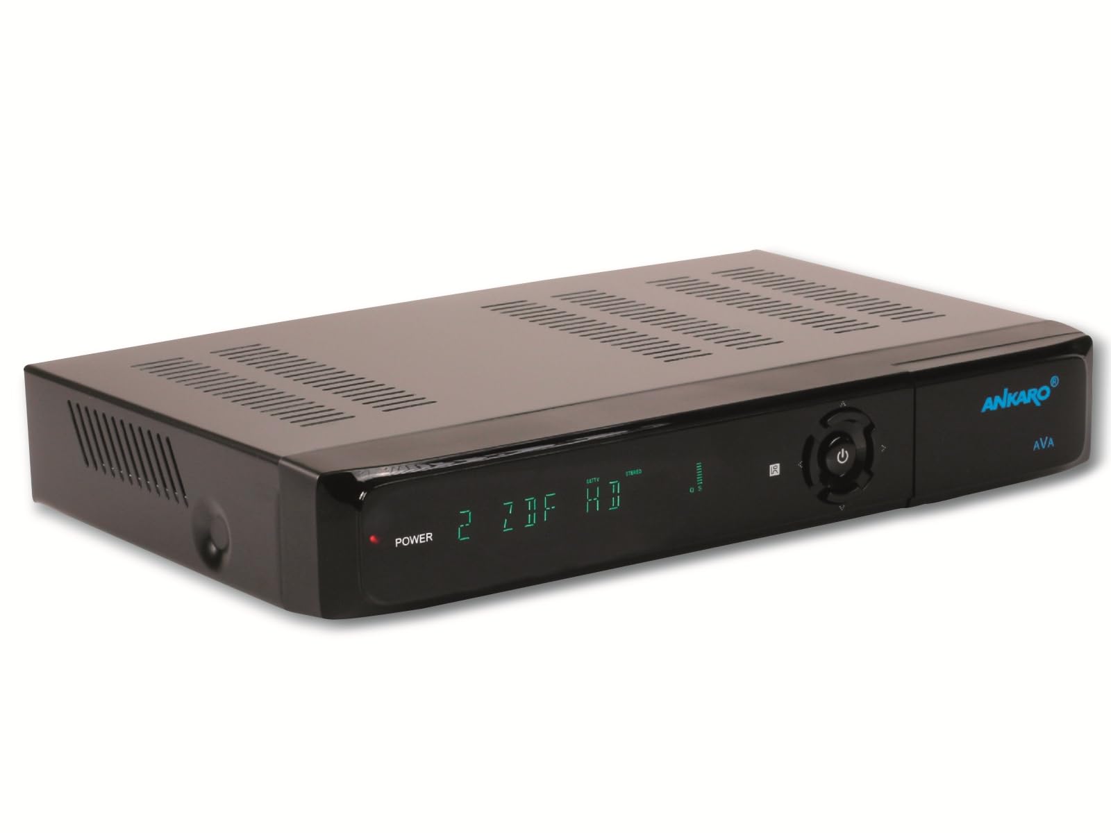 Ankaro AVA Récepteur satellite numérique UHD 4K DVB-S2X H.265 avec enregistrement USB noir