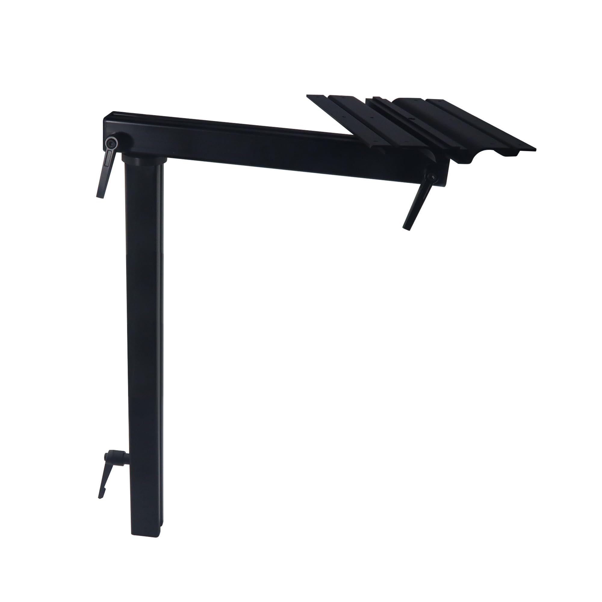 Abnehmbare Tischbeine aus Aluminium, 360 Grad drehbar und verstellbar, Tischbein Halterung für DIY Möbel, Wohnmobil, Caravan, Boot, Yacht, Sofa und Wand（nur Tischbein）