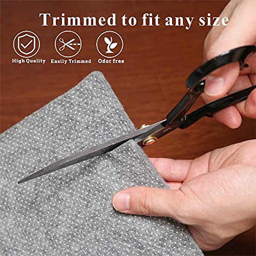 Non-Slip Area Rug Pad 4'X6', 1/3" Thick Dual Surface-Felt+Rubber. Premium Carpet Mat - Safe For All Floors And Finishes, Adds Comfort And Protection, Extra Strong Grip - Many Custom Sizes. #TOP4