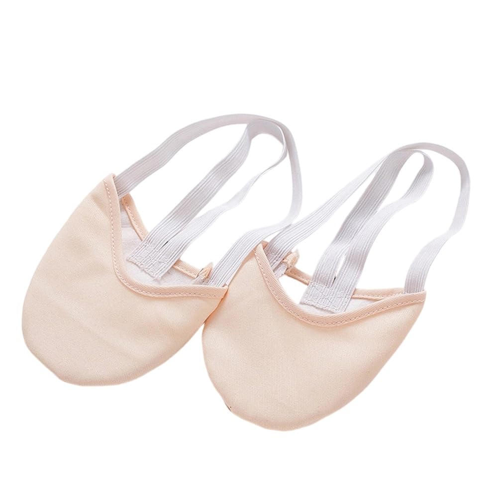 DMLAYHP Ballet Shoes Gymnastics Ballet Shoes Soft Half Socks Ballroom Art Gym Accessories Elastic Ballet Dance(Pink,38-39)