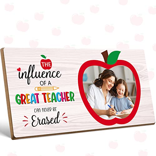 Jetec Teacher Appreciation Gifts Teacher Picture Frame Teacher Photo Frame Holds 4 x 6 Inch Photo Graduation Gift for Teachers Retirement Women Teacher Gifts Party Supplies(Teacher)