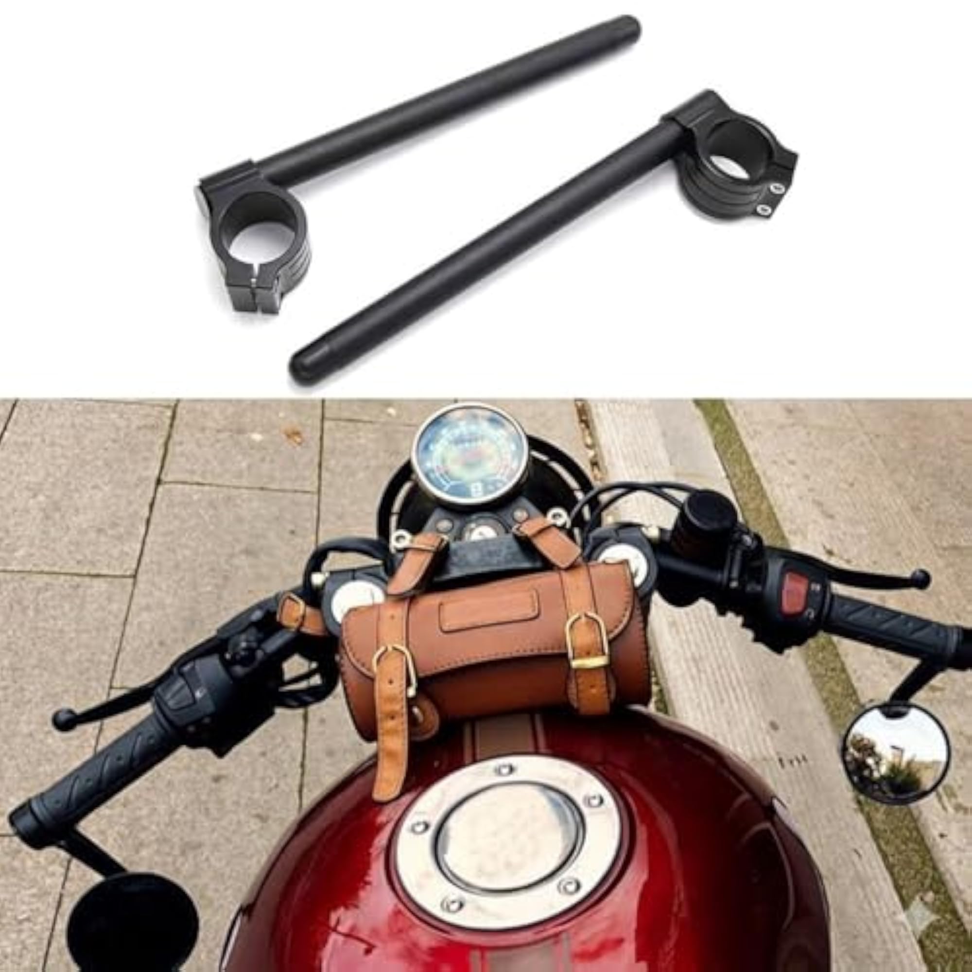 CNC Fork Clip-ons Handle Grip