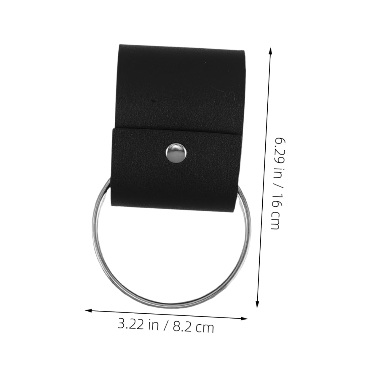 VILLCASE 8Pcs Stylish PU Leather Towel Holder Clips Portable Scarf Storage Buckle for Hand Towels Gloves Versatile Kitchen Bathroom Hanging Rack for Travel Home Use