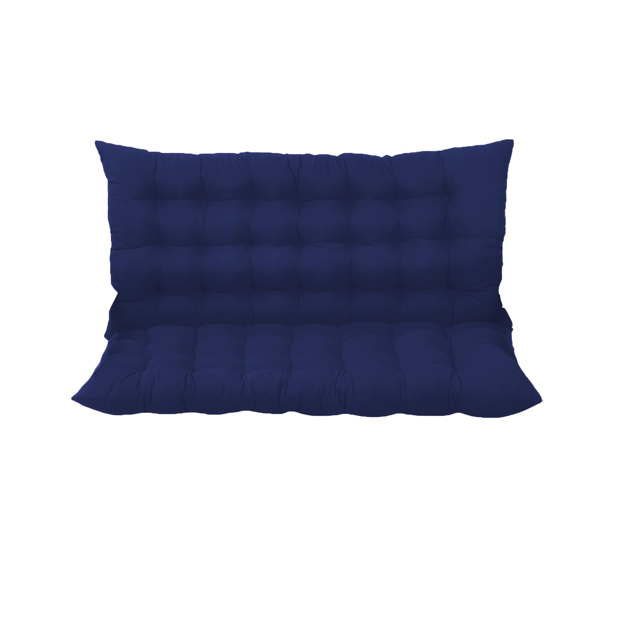 Cuscino per sedia a dondolo da esterno, cuscini di ricambio per dondolo da giardino, patio, portico, mobili blu navy, 100 x 100 x 8 cm
