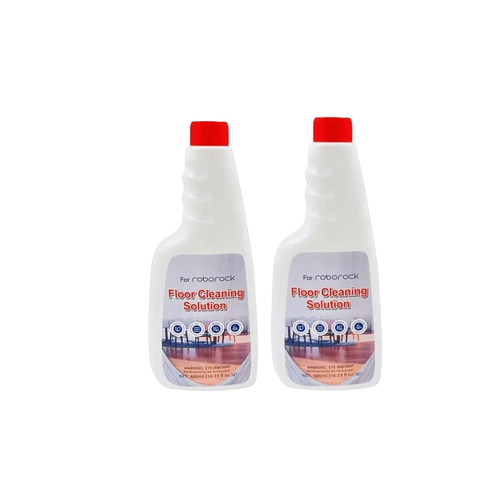 BVSWAKJ 480ML Robot Mop Cleaning Fluid - Compatible With Roborock S8 Pro Ultra/S7 MaxV Ultra/Dyad/S7/Q5 | Low-Foam & Stain-Resistant Formula(2pcs)