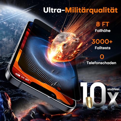 TOCOL für iPhone 12 Mini für Panzerglas Sichtschutz, Einfache Montage – Ansicht 6