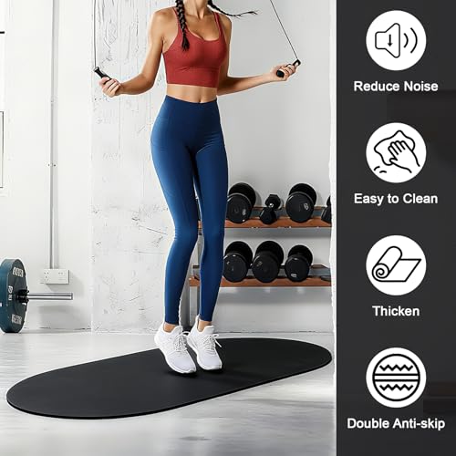 Tapis de corde à sauter pour extérieur pour amortir les chocs et protéger les genoux