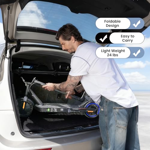 Image of Electric Scooters - Electric Scooter for Adults, 500W /1500W Motor, 18 /21 /25 Max MPH, 21 /28 Miles Range, APP Control, Cruise Control, Lightweight Foldable E-Scooter