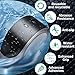 Qingluan Rubber Grip Tape - Ultra Heat Resistant & Waterproof Non-Slip Tape for Tools, DIY & Gadgets with Enhanced Textured Strong Adhesive for Safer Grip and Comfort (Black, 2In x 10Ft)