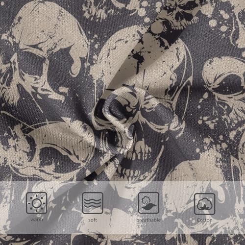 Little Girls' Soft Cotton Underwear Kids Breathable Comfort Skull Panties Briefs Toddler3