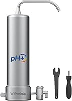Vista 11 de Waterdrop Filtro de agua para grifo de fregadero, sistema de filtro de agua de encimera de 4000 galones y recordatorio de vida del filtro, reduce