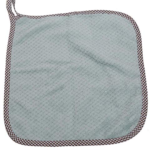 Aufhängbares Korallensamttuch, Küche, Fussel, Saugfähiger Lappen, Geschirrtuch, Putztuch Grün 26 * 25Cm