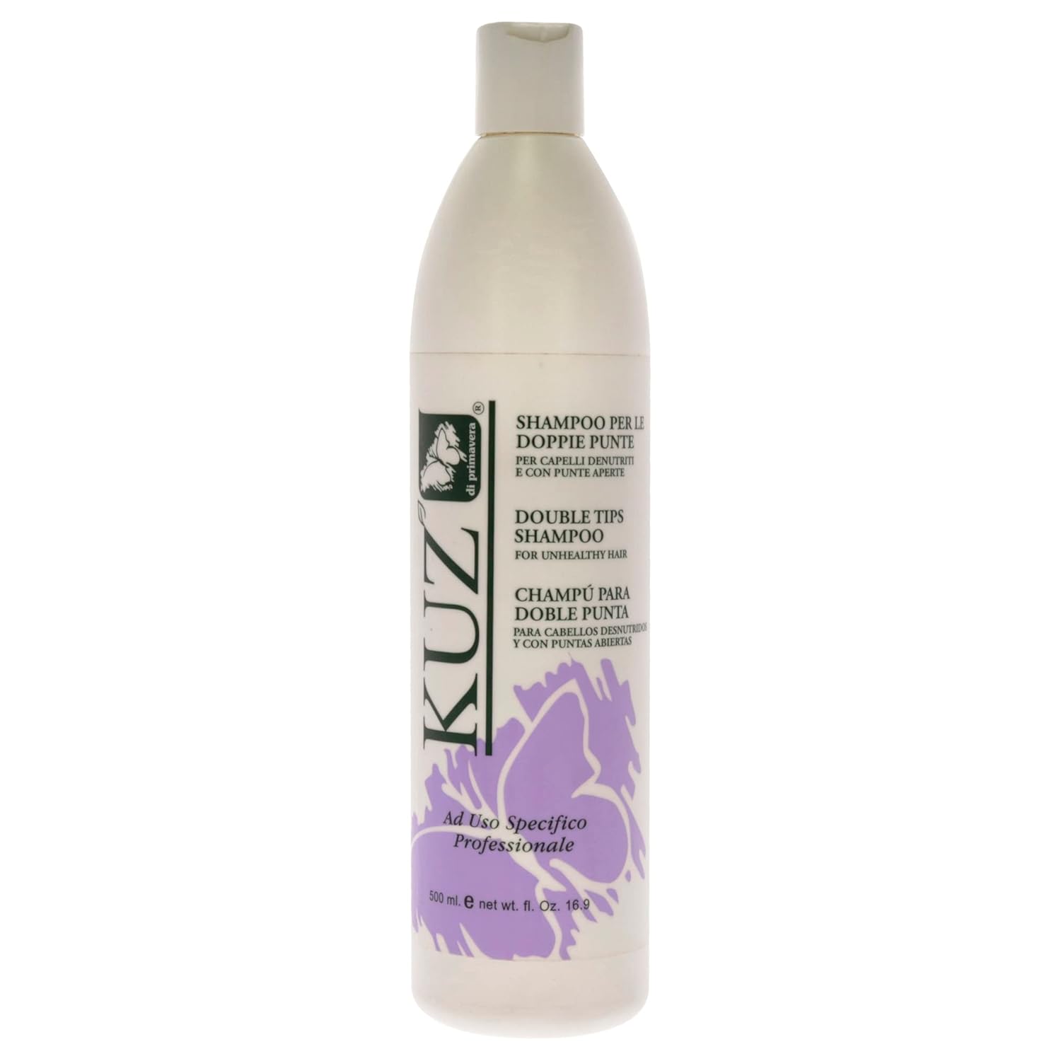 Kuz Double Tips Preventive Unisex Shampoo, 16.9 Ounce