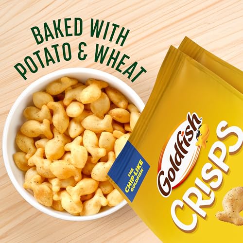Goldfish Crisps Spicy Dill Pickle Baked Chip Crackers, 4.8 Oz Bag - image 5