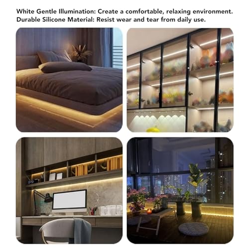Tira LED flexible Garosa 2m 5V USB luz blanca miniatura 4