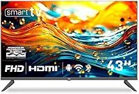 Smart TV HQ 43" Full HD tela sem bordas Android 12 design Slim HQS43NKHM