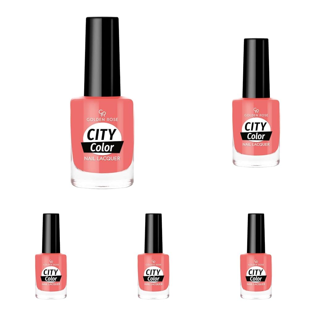 Golden Rose City Color Nail Lacquer No:114 - Oje (5 paketi)