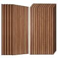 10 Pack Acoustic Panels Sound Absorbing, 47.2”x23.6” Sound Dampening Panels, Decorative Soundproof Wall Panels with Simulated Wood Grain Finish, for Office,Home Theater,Studio,Living Room, Cherry